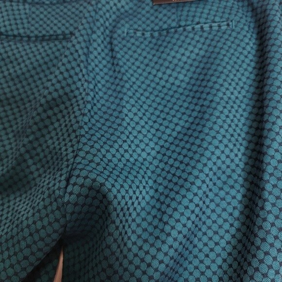 Banana Republic Hampton Fit crop length Size 2 pants Teal Blue - Picture 7 of 9